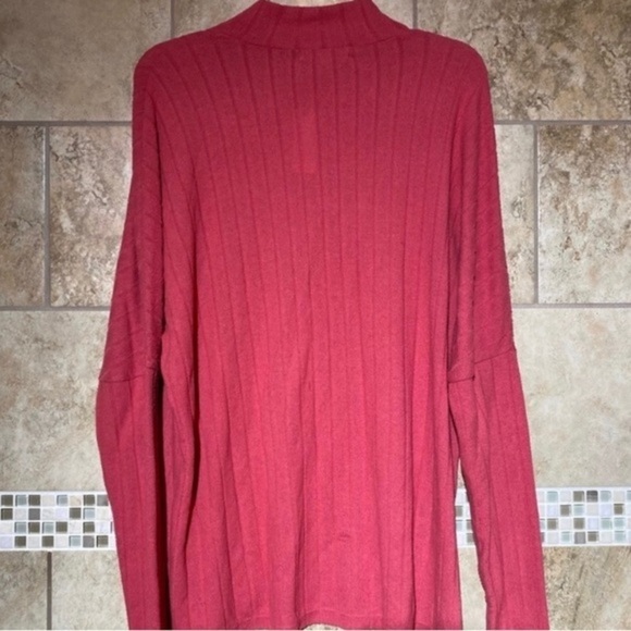 Anthropologie Eri + Ali Mock Turtleneck NWT M Pink - Picture 2 of 3